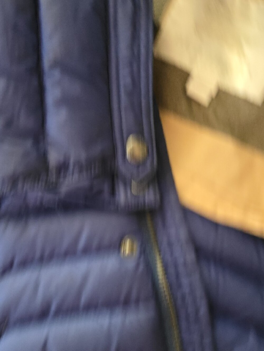 Burberry Kids Navy Blue Quilted Puffer Jacket with Hood - Picture 5 of 11